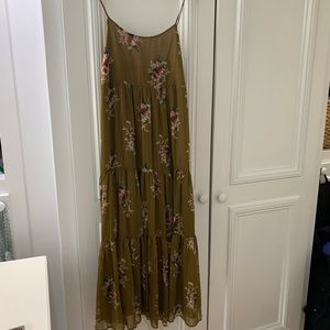 Madewell Cami Tier Midi Dress